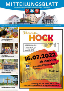 Mitteilungsblatt 28/2022